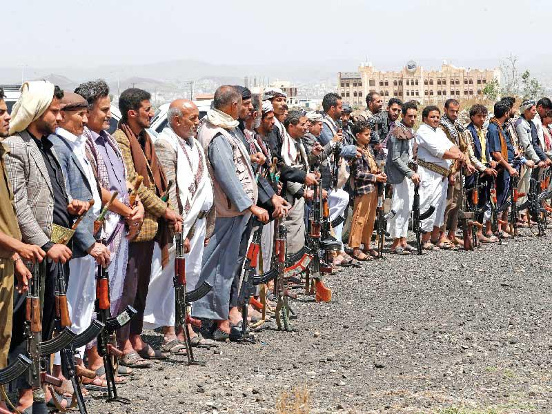 مسلحون حوثيون في صنعاء        (إي بي أيه)