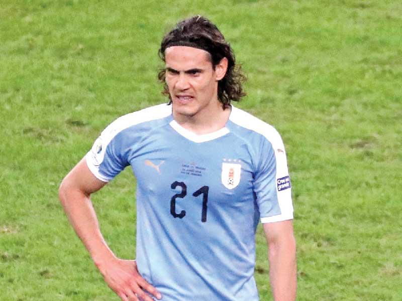  نجم منتخب أوروغواي ومانشستر يونايتد الإنكليزي، إدينسون كافاني