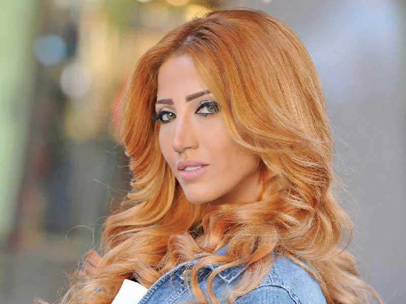 الفنانة السورية ​ميريام عطا الله​ 