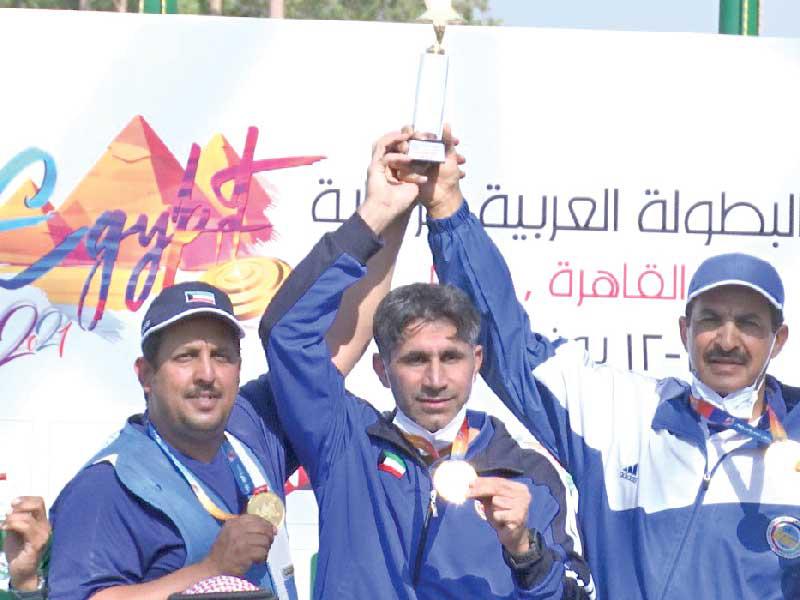 الرماة يحتفلون بالتتويج