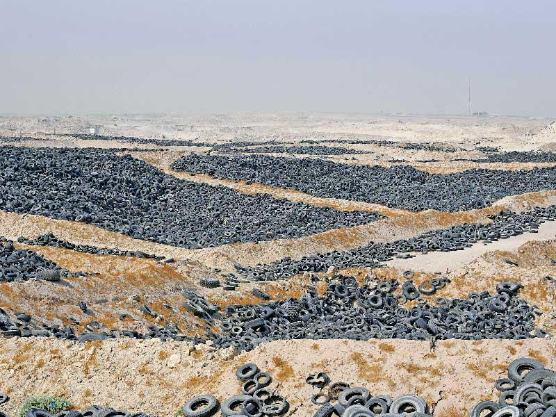 الإطارات أحد معوقات مشروع جنوب سعد العبدالله