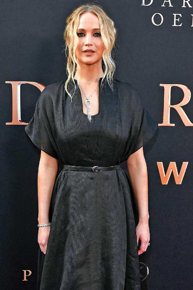 الممثلة جينيفر لورانس