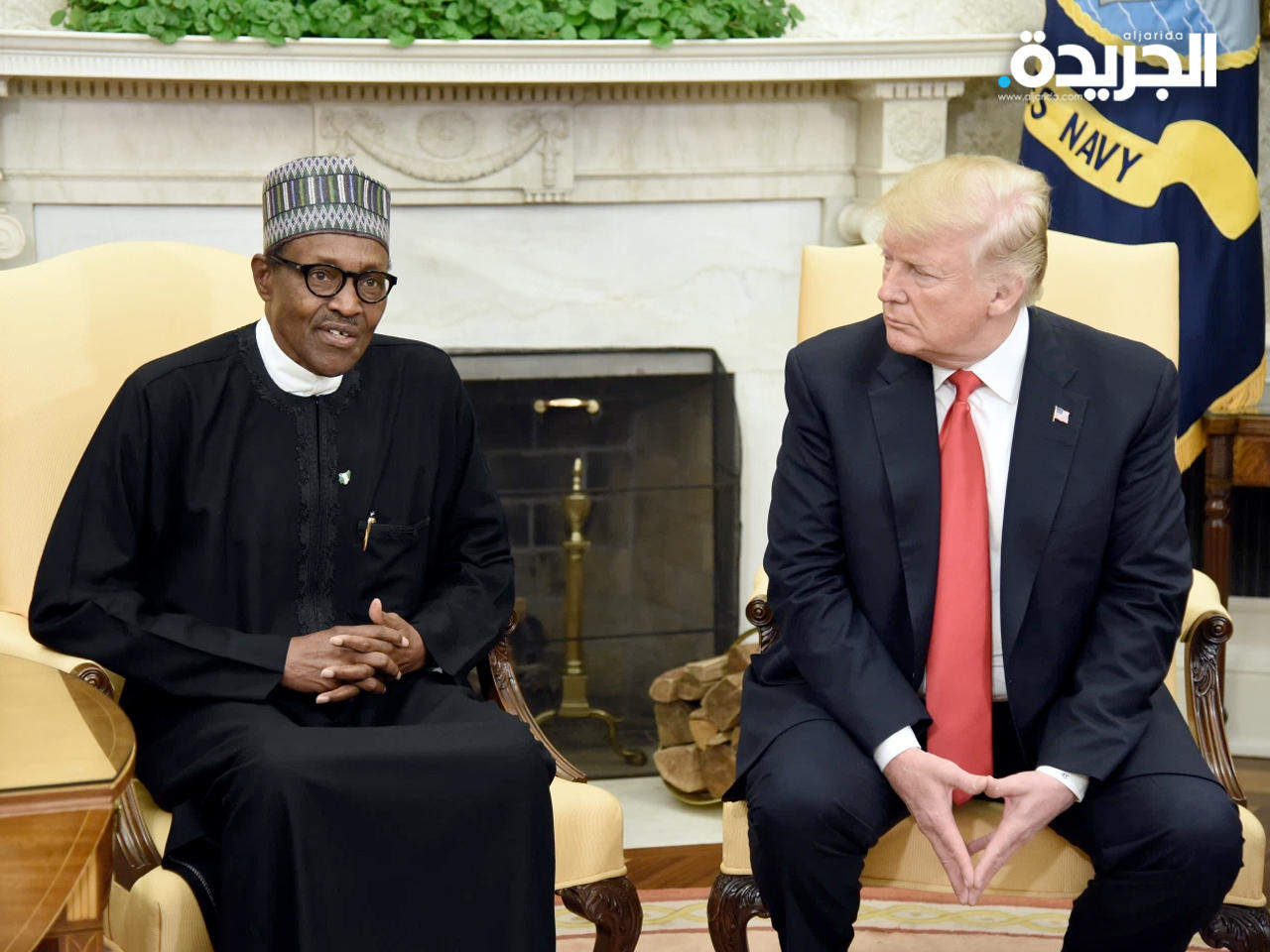 ترامب مع الرئيس النيجري
