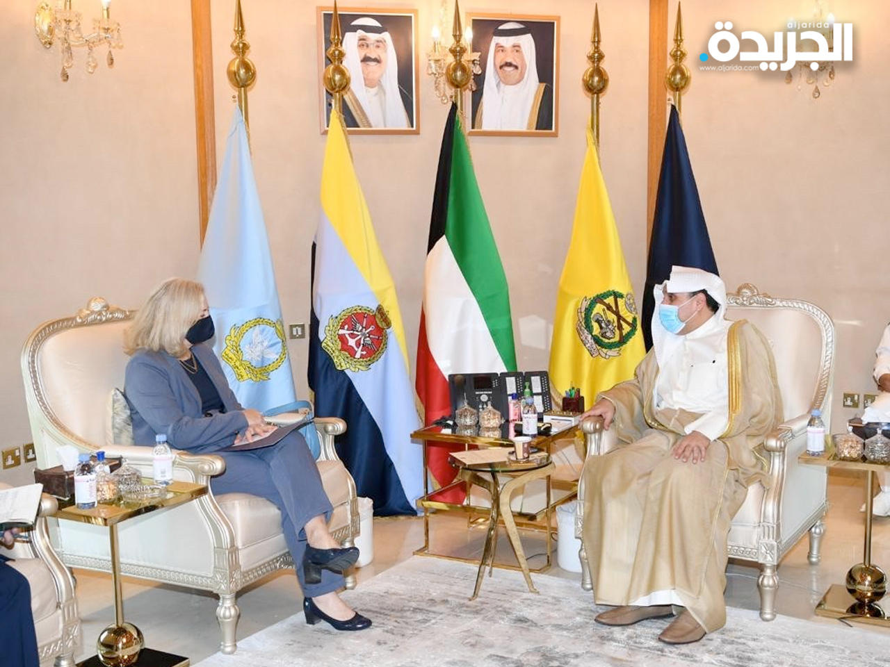 الجابر بحث مع السفيرة الأمريكية موضوعات مشتركة