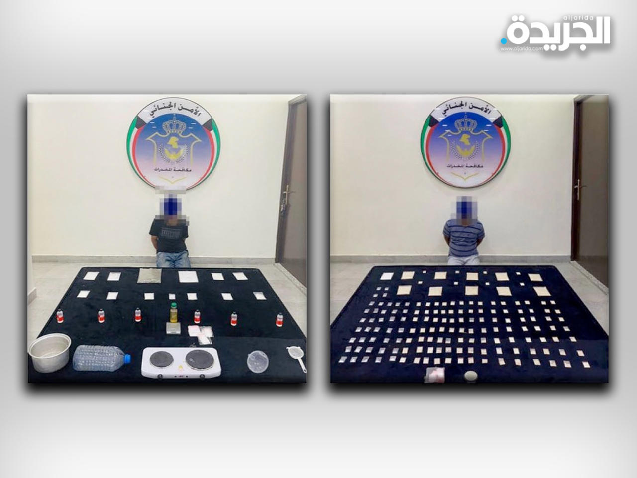 القبض على آسيوي وعربي بحوزتهما كمية متنوعة من المخدرات