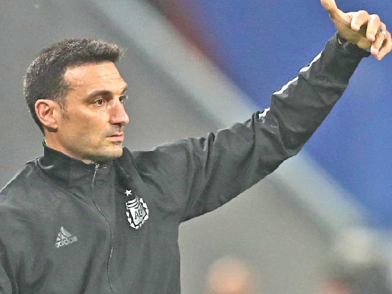  مدرب منتخب الأرجنتين، ليونيل سكالوني