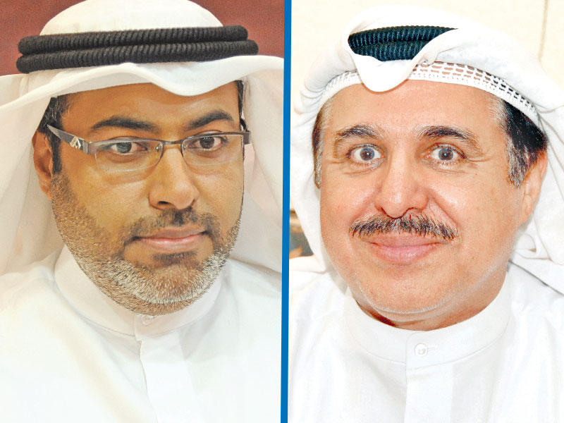 رئيس قسم المحاسبة في كلية العلوم الإدارية بجامعة الكويت د. صادق البسام -  أستاذ الكيمياء في كلية العلوم بجامعة الكويت، د. علي بومجداد