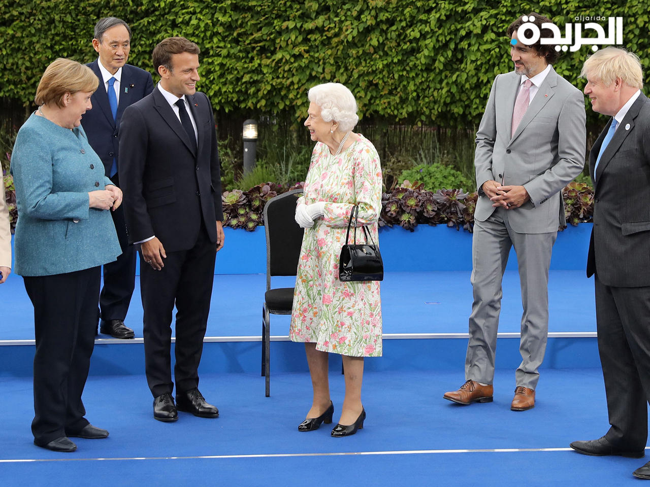الملكة إليزابيث تستضيف قادة السبعة على هامش القمة
