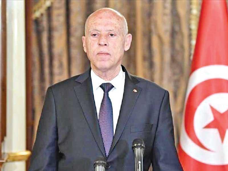 الرئيس التونسي قيس سعيّد