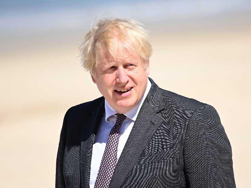 رئيس الوزراء البريطاني بوريس جونسون 