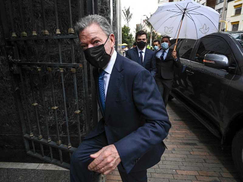 الرئيس الكولومبي السابق خوان مانويل سانتوس 