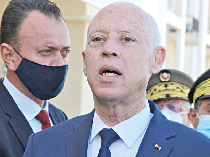 الرئيس التونسي قيس سعيد