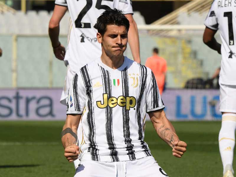  المهاجم ألفارو موراتا