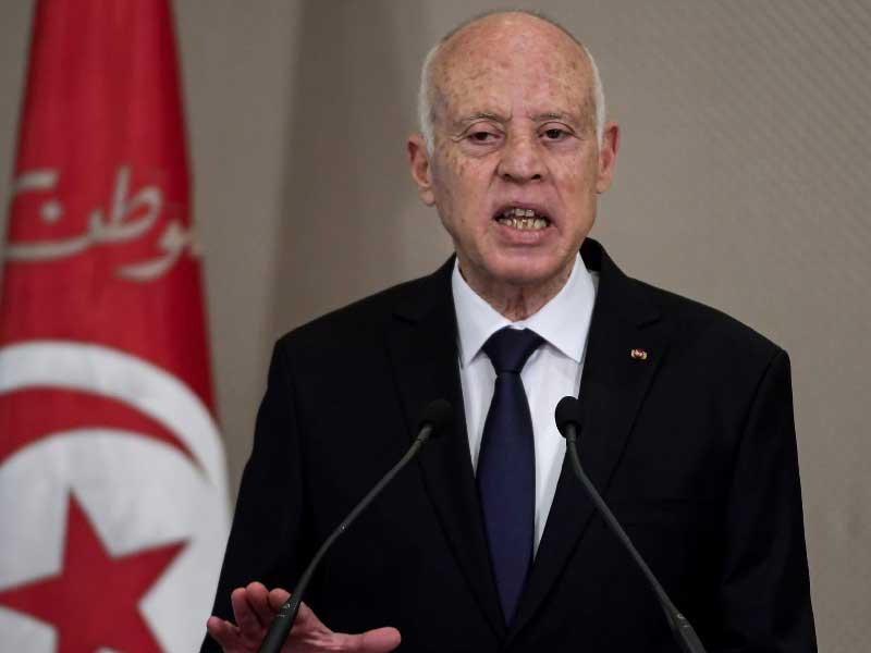 الرئيس التونسي قيس سعيد 