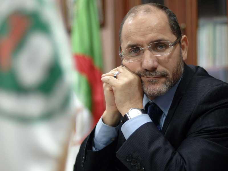 عبدالرزاق مقري رئيس حركة مجتمع السلم في الجزائر