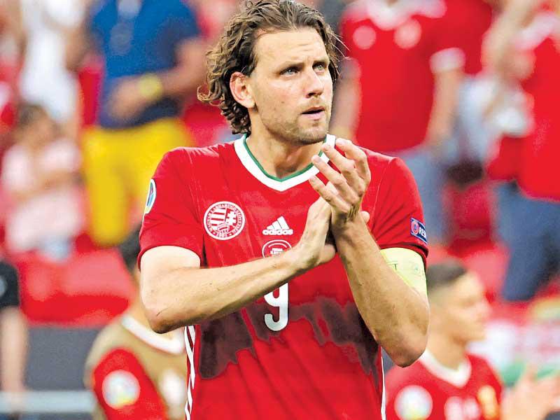 لاعب المنتخب المجري آدم شالاي