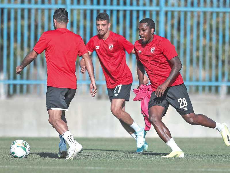 تدريب الأهلي الأخير