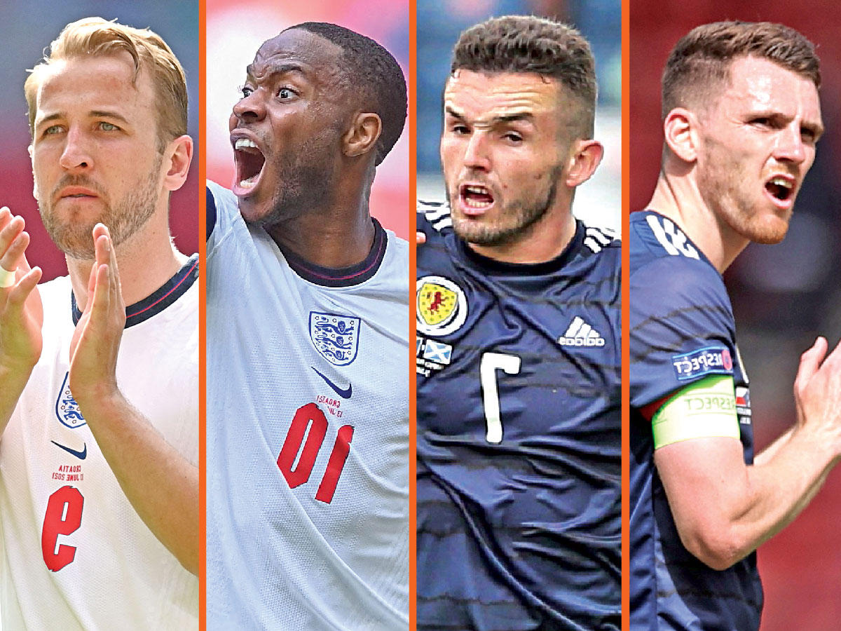 نجما المنتخب الاسكتلندي - نجما المنتخب الانجليزي