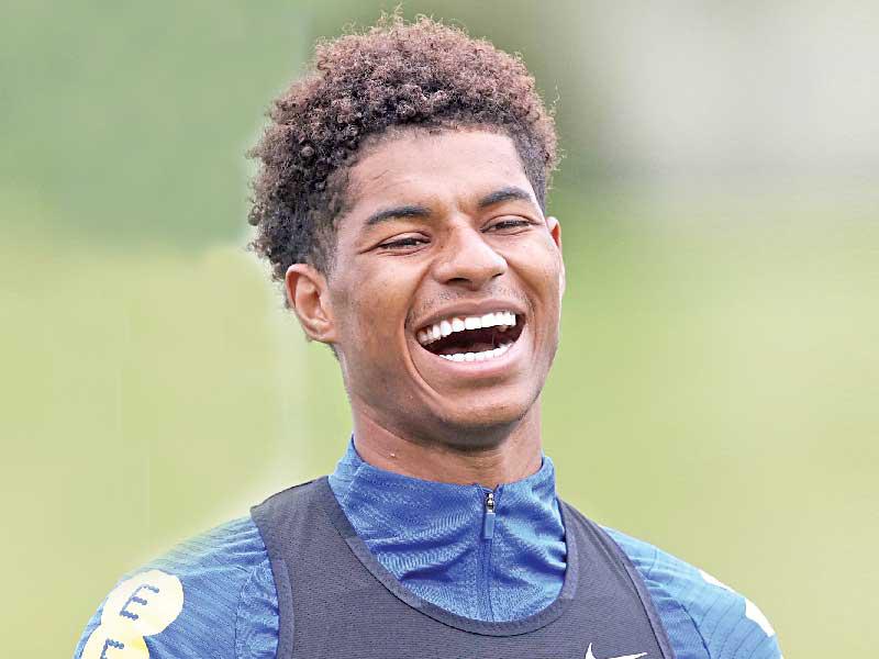  النجم الإنكليزي الدولي ماركوس راشفورد