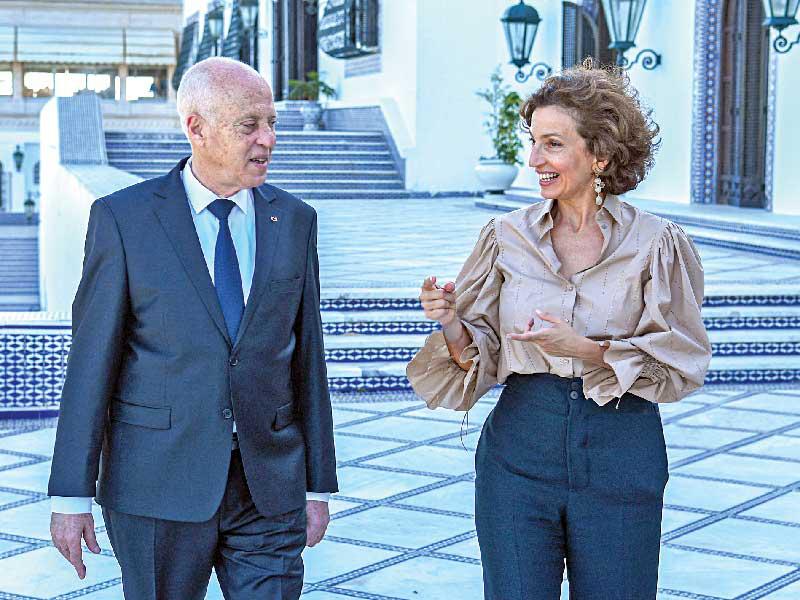 رئيس الجمهورية التونسي قيس سعيّد 