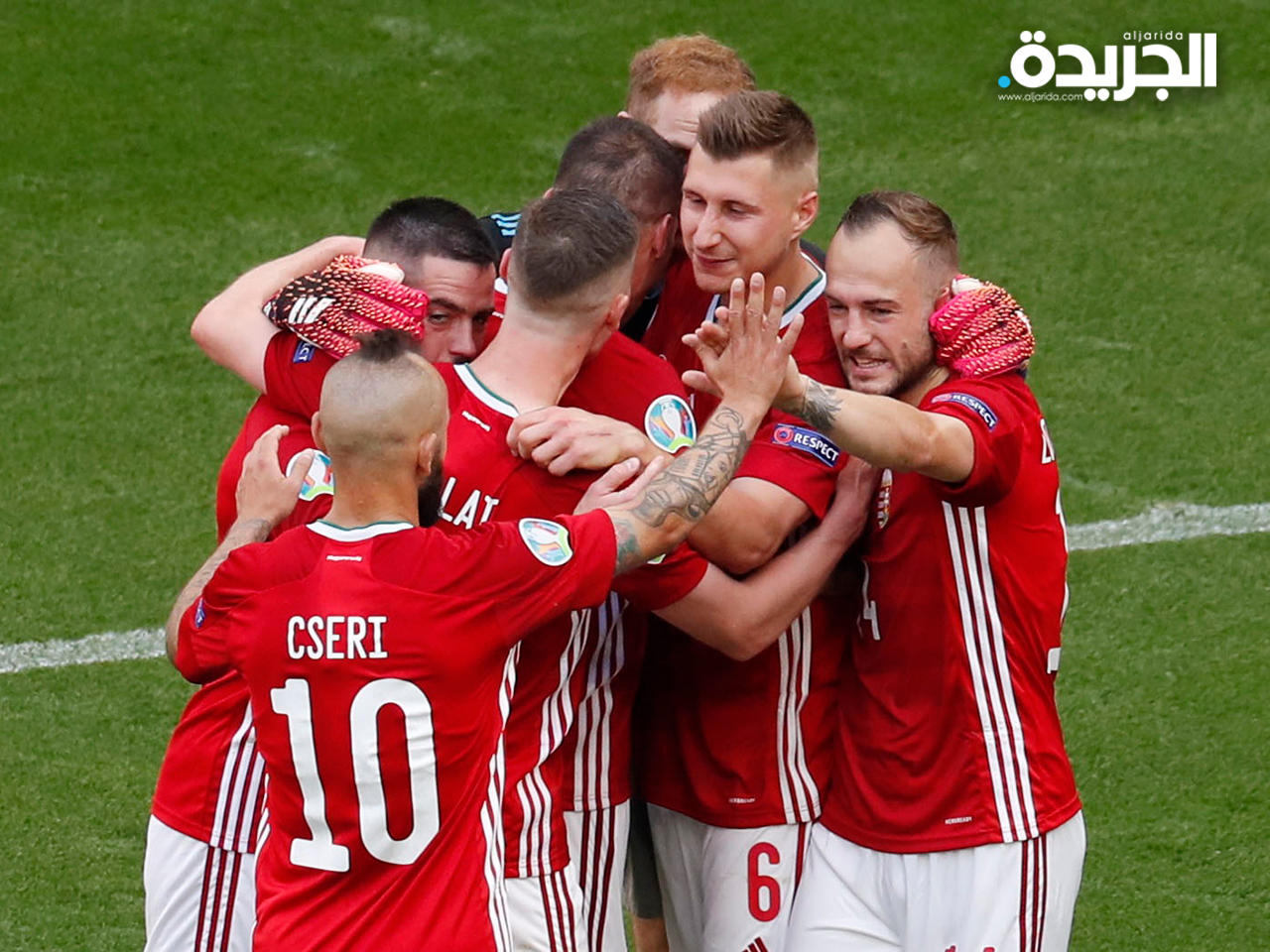 فرحة المنتخب المجري