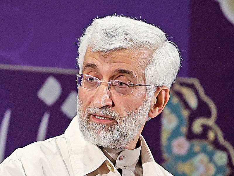 المرشح الأصولي المنسحب سعيد جليلي 