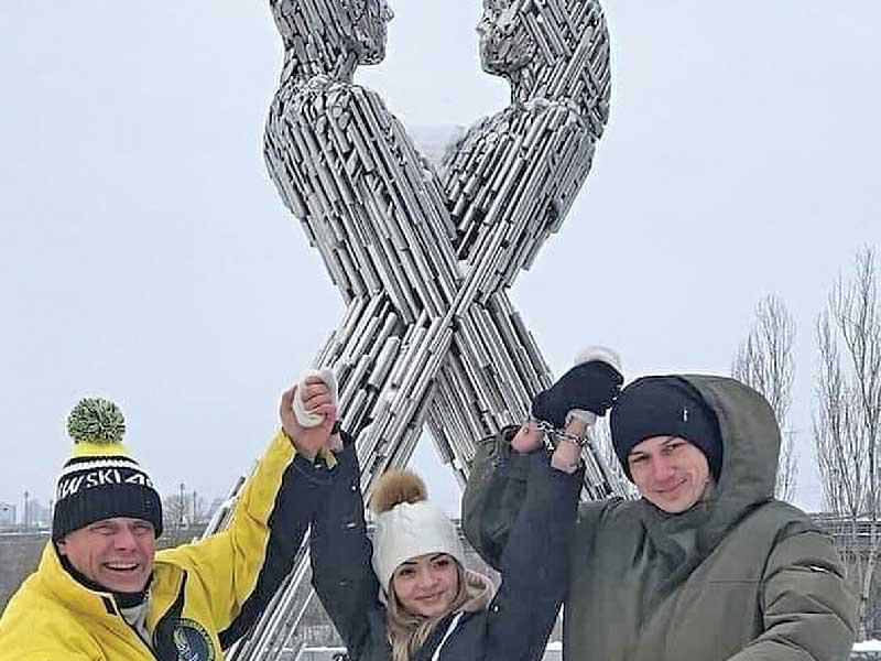 الزوجان ألكسندر كودلاي وفيكتوريا بوستوفيتوفا