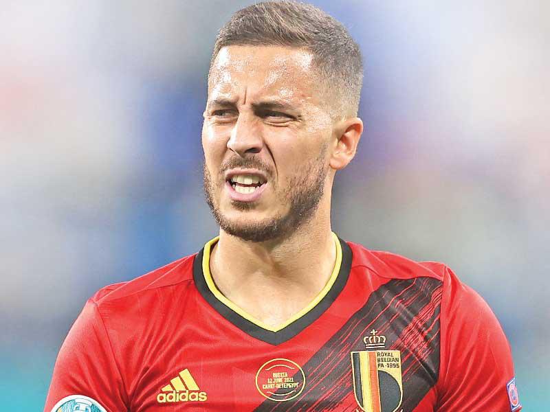 نجم المنتخب البلجيكي إيدن هازارد 