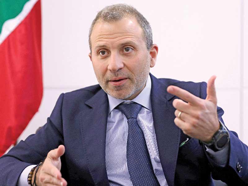 رئيس التيار الوطني الحر النائب جبران باسيل 