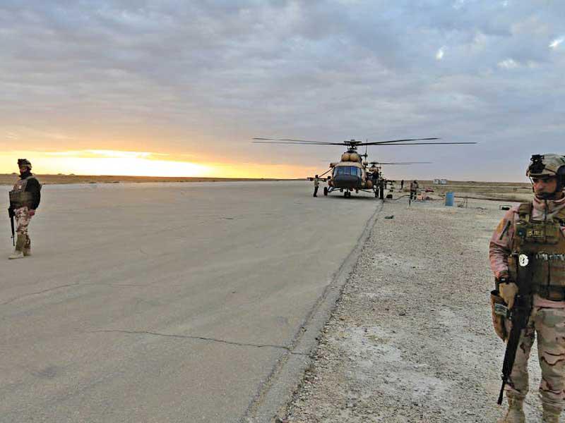 قصف قاعدة تضم أميركيين في محافظة الأنبار غربي العراق