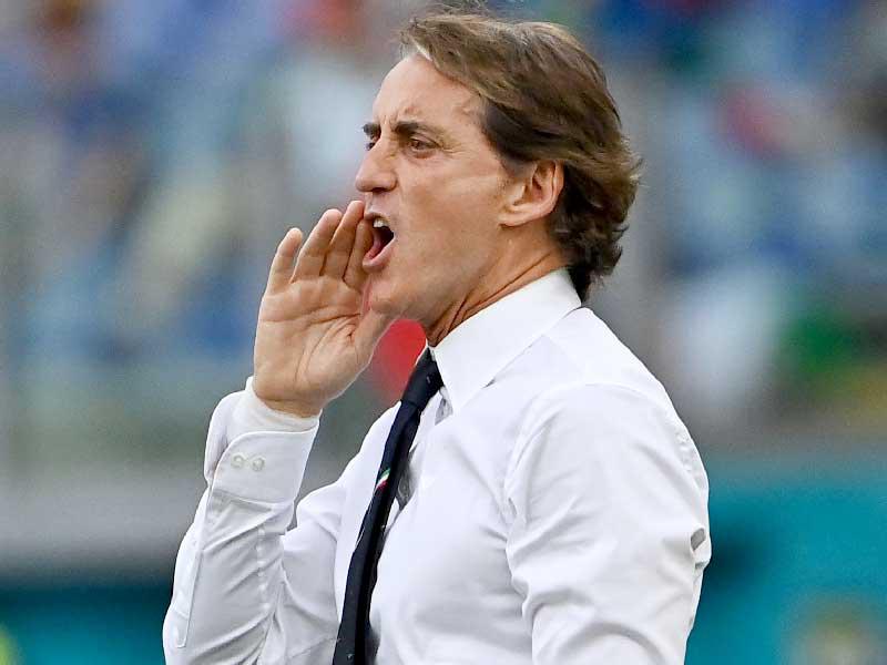 مدرب المنتخب الإيطالي روبيرتو مانشيني 