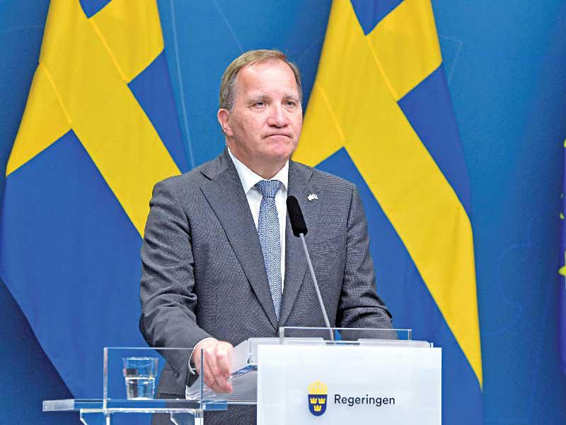 رئيس الوزراء السويدي ستيفان لوفين