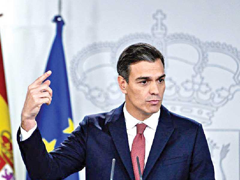 رئيس الوزراء الإسباني بيدرو سانشيز