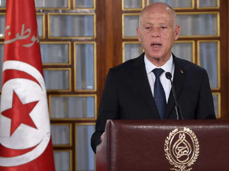 الرئيس التونسي قيس سعيد 