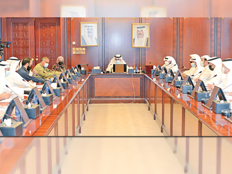 اجتماع لجنة مراقبة تنفيذ الاشتراطات المتعلقة بمكافحة «كورونا»