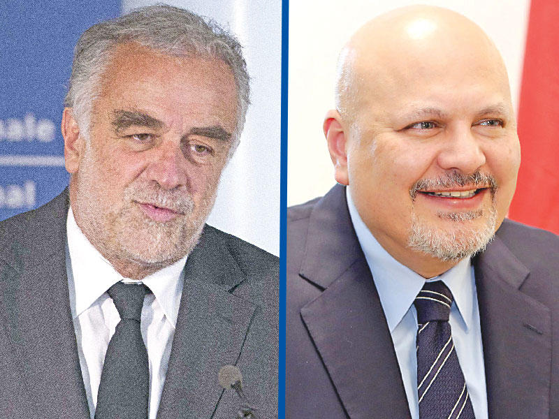 المدعي العام للمحكمة الجنائية الدولية كريم خان - المدعي العام للمحكمة في 2014 لويس مورينو أوكامبو