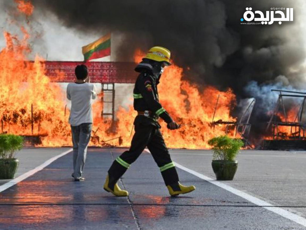 بورما تحرق مخدرات تفوق قيمتها نصف مليار دولار