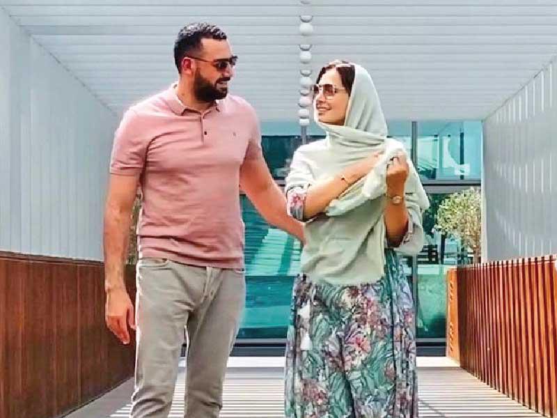 حلا شيحة وزوجها 