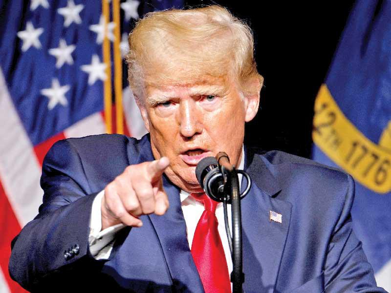 الرئيس الأميركي السابق دونالد ترامب