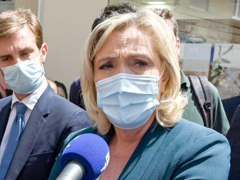 زعيمة اليمين المتطرف مارين لوبن