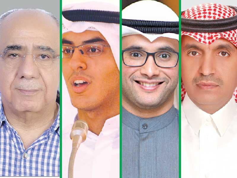 سالم الزمام - عبدالعزيز العصيمي - مرزوق النصف - عبدالجليل النعيمي