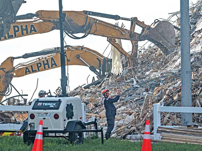 فلوريدا  ارتفاع حصيلة قتلى انهيار المبنى