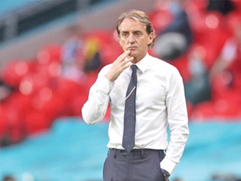 مدرب المنتخب الإيطالي روبيرتو مانشيني