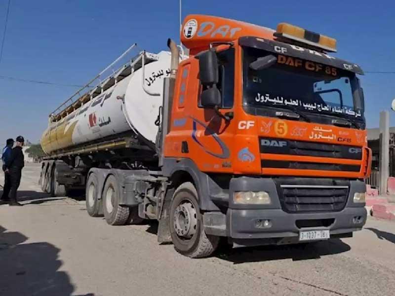 إدخال وقود قطر لغزة 