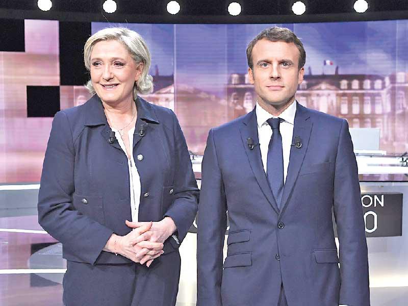 ماكرون ولوبن