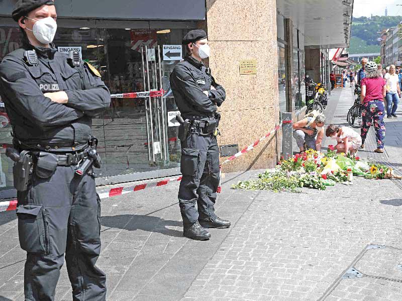 هجوم الذي وقع الجمعة الماضي في مدينة فورتسبورغ الألمانية