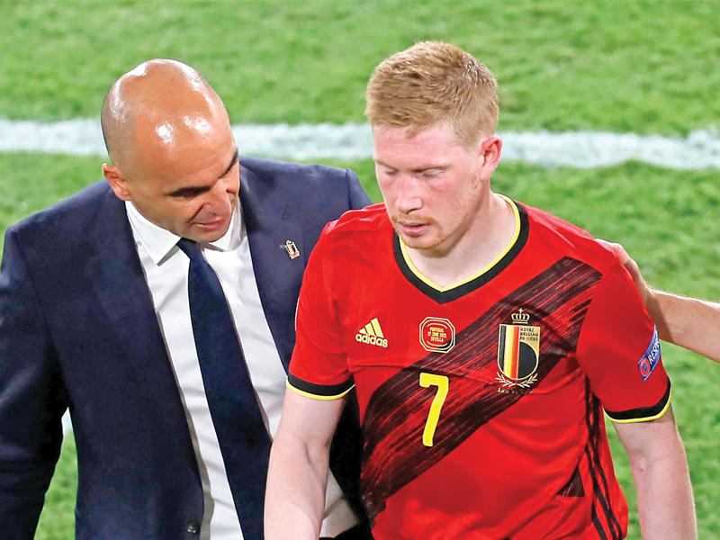 لاعب المنتخب البلجيكي كيفن دي بروين