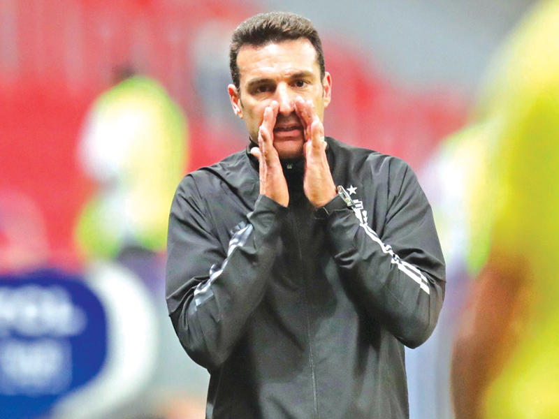 مدرب منتخب الأرجنتين، ليونيل سكالوني