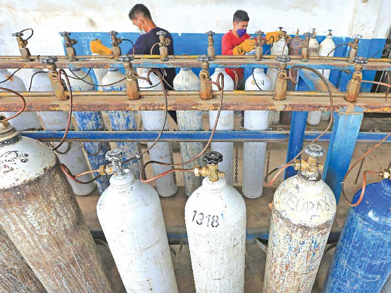 اسطوانات الاكسجين