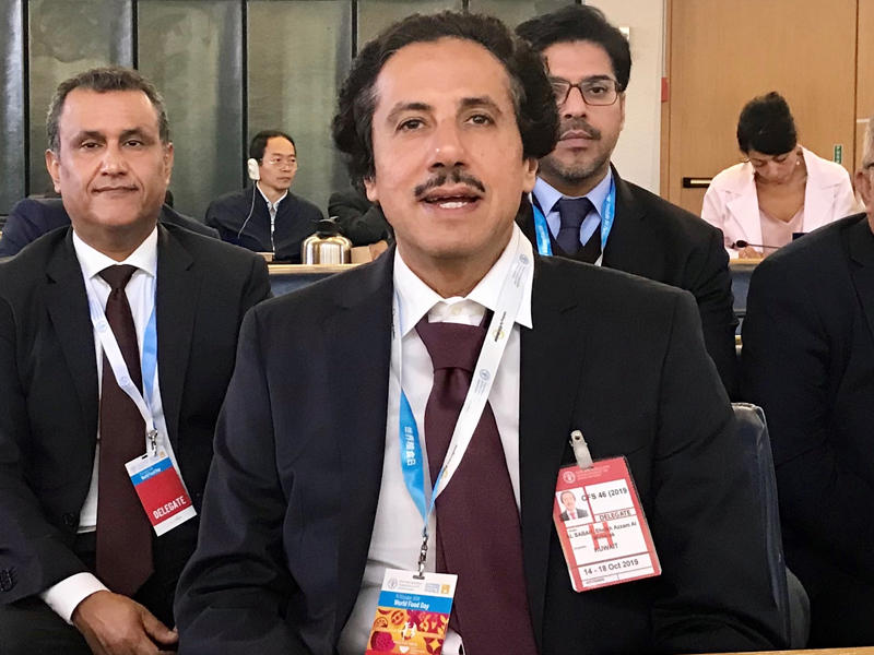 سفير الكويت لدى إيطاليا، الشيخ عزام الصباح